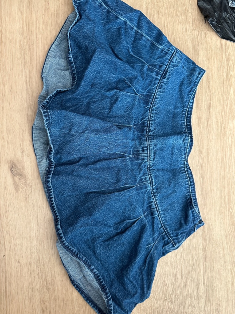 American Eagle denim mini skort